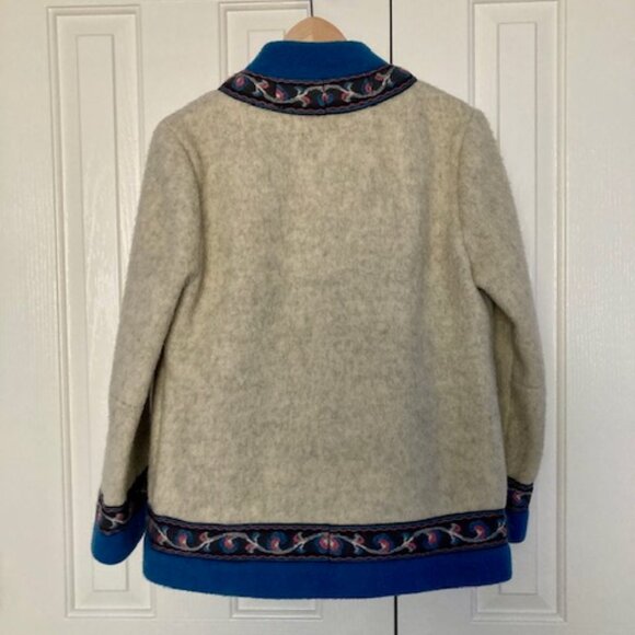 Vintage Evebøfoss Firda Norwegian Wool Coat - Picture 3 of 6